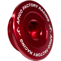 EP-010 RED - Apico Engine Plug For KTM/Husqvarna SXF/FC & Gas Gas MC 250/450F 2011-2023 Red
