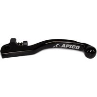 LEC92S ELITE BK - Apico Elite Clutch Lever Forged Trials Grimeca Short With Adjuster Black/black