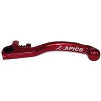 LEC92S ELITE RD - Apico Elite Clutch Lever Forged Trials Grimeca Short With Adjuster Red/red