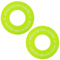 BBAPI GREEN - Apico Blister Buster Grips Donuts Pack Of 2 Green/White