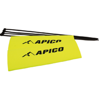 FO NEO TRIAL FLU - Apico Trials Neoprene Fork Guards Fluorescent Yellow 18.5cm