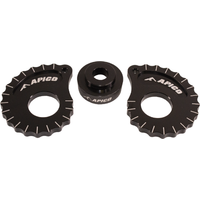 Image of AT SNAILCAM W/S BK - Apico 20mm Snail Cams With Spacer Black