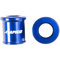 WSF YAM 1 BU - Apico Front Wheel Spacers For Yamaha YZ65 2018-2025, YZ80 1993-2001, YZ85 2002-2025 Blue