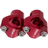 HBMKIT KTM 2 RD - Apico Handlebar Mount Kit 28.6 For KTM SX/SXF 125-450 2017-2022, Husqvarna TC/FC 125-450 2017-2022, Gas Gas MC/MC-F 2021-2023 Red
