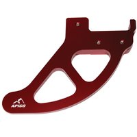 DISC GUARD GAS RD - Apico Rear Braktec Brake Disc Guard For Gas Gas EC/EC-F 250/350 2021-2023, Husqvarna TE 150/300i 2022-2023, FE 250-501 2022-2023 Red