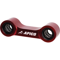 AT DBL MONT RD - Apico Rear Dog Bone Linkage Inc Bearings & Seals For Montesa 315R 1997-2004, 4RT 250 2005-2025 Red