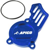OPC KTM 2 BU - Apico Oil Pump Cover For KTM SXF 250/350/450 & Husqvarna FC 250/350/450 2016-2023, EXC-F/FE 250/350 2017-2023, Gas Gas MC-F/EC-F 250/350 2021-2023 Blue