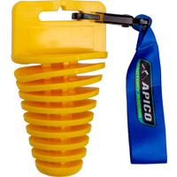 Image of EXHPLUG 4ST API YW - Apico 4 Stroke Exhaust Plug With Lanyard Yellow