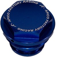 Image of MRBC-06 BLU - Apico Braktec Rear Brake Cover For Gas Gas EC/EC-F 250/350 2021-2025, Husqvarna TE/FE 150-501 2022-2024 Blue