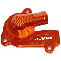 WPC KTM 6 OR - Apico Water Pump Cover For KTM/Husqvarna SXF/FC/FX 250-350 2023-2025, EXC-F 250/350 & FE 250/350 & Gas Gas MC-F/EC-F/EX-F 250/350 2024-2025 Orange