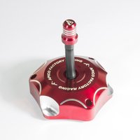 FUELCAP SUZ 1 RD - Apico Alloy Fuel Cap For Suzuki RM85 2002-2022, RM 125/250 2001-2008, RMZ250 2010-2021, RMZ450 2005-2021 Red