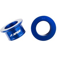 Image of WSR YAM 3 BU - Apico Rear Wheel Spacers For Yamaha YZF 250/450 2009-2025 Blue