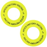 BBAPI YELLOW - Apico Blister Buster Grips Donuts Pack Of 2 Yellow/Black