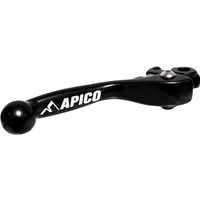 LEB33 ELITE BK - Apico Elite Brake Lever For Yamaha YZ 125/250 2008-2025, YZF250 2007-2025, Kawasaki KXF250 2013-2020, KXF450 2013-2018 Black