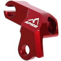 CABLE GUIDE CRF 2 RD - Apico CNC Clutch Cable Guide For Honda CRF450R 2009-2016 Red