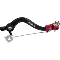Image of BPF505 BLACK/RED - Apico Brake Pedal For KTM SX85 2018-2023, Husqvarna TC85 2018-2023, Gas Gas MC852021-2023 Black/Red