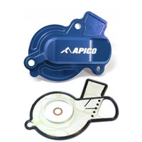 WPC KTM 3 BU - Apico Water Pump Cover For KTM SXF450 & Husqvarna FC 450 2016-2025, EXC-F/FE 450-501 2017-2025, Gas Gas MC-F/EX-F 450 2021-2025 Blue
