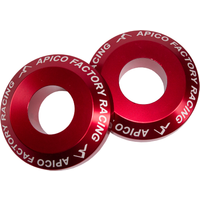 WSR GAS 3 RD PRO - Apico Rear Pro Wheel Spacers For Gas Gas MC/MC-F 125-450 2021-2023, EX-F250-450 2021-2023 Red