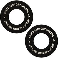 BBAPI BLACK - Apico Blister Buster Grips Donuts Pack Of 2 Black/white