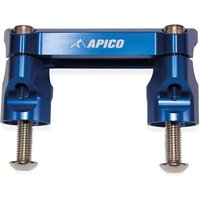 HBMKIT KTM 3 BU - Apico Handlebar Mount Kit 28.6 For KTM/Husqvarna SX/SXF/TC/FC 125-450 2023-2025, Gas Gas MC 250/450F 2023-2025 Factory Blue
