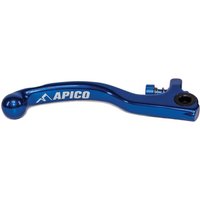 LEB92S ELITE BU - Apico Elite Forged Brake Lever Trials Grimeca Short With Adjuster Blue