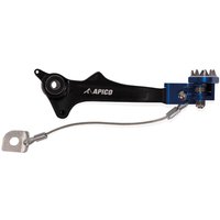 BPF508 BLACK/BLUE - Apico Brake Pedal For KTM 690 Enduro 2020-2022, Husqvarna 701 Enduro 2020-2022 Black/Blue