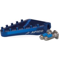 Image of BPF TIP OEM 23 BU - Apico OEM Brake Pedal Tip For KTM SX/SXF 125-450 2023, Husqvarna TC/FC/TX/FX125-450 2023 Blue