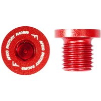 AT PLUGCL GAS/SHE RD - Apico Clutch Oil Filler Plug For Gas Gas & Sherco 2002-2023, Jotagas & Ossa 2011-2016, Scorpa 2010-2023 Red