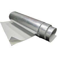 HEAT RES SHEET ALU - Apico Heat Resistant Self Adhesive Aluminium & Fiberglass Cloth Sheet 400mm X 400mm