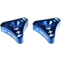 FORK ADJUSTER KTM BU - Apico Fork Adjuster Set For KTM/Husqvarna/Sherco/Gas Gas WP Forks 2006-2023 Blue