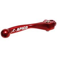 LEB23 ELITE RD - Apico Elite Brake Lever For Suzuki RM85 2005-2025, Kawasaki KX 2000-2026, KXF 2004-2012, Yamaha YZ 65/85 2001-2025, YZ 125/250 2001-2007 Red