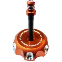 FUELCAP KTM 3 OR - Apico Alloy Fuel Cap For KTM SX 125-525 2000-2006, EXC 125-525 2000-2007, KTM SX50 & Husqvarna TC50 & Gas Gas MC50 1997-2023 Orange