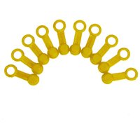 Image of BRAKE BLEED CAP YW - Apico Brake & Clutch Bleed Valve Rubber Caps - Pack Of 10 Yellow