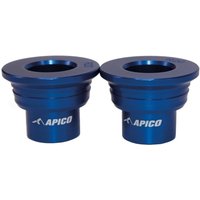 WSR KTM 3 BU - Apico Rear Wheel Spacers For KTM SX/SXF 125-450 2023-2025, Husqvarna TC/FC125-450 2023-2025, Gas Gas MC 250/450F Factory Edition 2023-2025 Blue