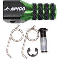 GPF TIP ELITE BK/GN - Apico Elite Gear Pedal Replacement Tip Black/green