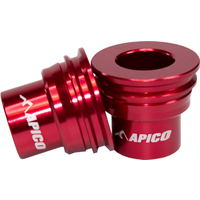 WSR GAS 2 RD - Apico Rear Wheel Spacers For Gas Gas MC85 2021-2023, EC/EX/EC-F 250/350 2021-2023 Red