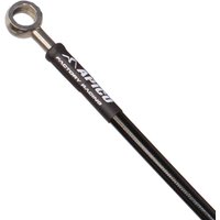 HHF HON 6 BK - Apico Front Brake Hose For Honda CR 125/250/500 1995-2007, CRF250R 2004-2017, CRF450R 2002-2016 Black