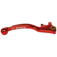 LEB91S ELITE OR - Apico Elite Forged Brake Lever Trials Braktec Short With Adjuster Orange