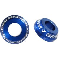 Image of WSR YAM 3 BU PRO - Apico Rear Pro Wheel Spacers For Yamaha YZF 250/450 2009-2025 Blue