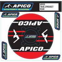 AT DECAL 41T-42T RD - Apico Apico Trials Rear Sprocket Sticker 41T-42T Red