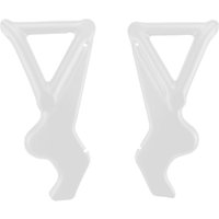 TBCV1AW - Apico Frame Guards For Vertigo 2016-2022 White