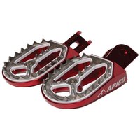 FPP PRO CRF230F RD - Apico Pro Bite Foot Pegs For Honda CRF230F 2003-2019 Electric Red