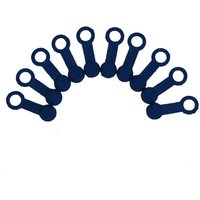 Image of BRAKE BLEED CAP BU - Apico Brake & Clutch Bleed Valve Rubber Caps - Pack Of 10 Blue