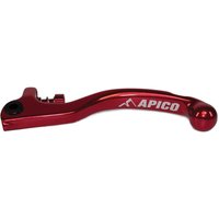 Image of LEC90 ELITE RD S - Apico Elite Clutch Lever Forged Trials AJP 2 Hole With Adjuster Red/red Short