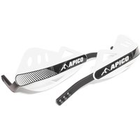 Image of HG API WH - Apico Apico Enduro Hand Guards With Full Wrap Around Aluminium Frame White