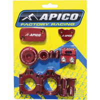 Image of ABP HONDA 2 - Apico Factory Bling Pack For Honda CRF450X 2005-2018 Red