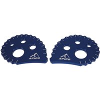 AT SNAILCAM BU OS - Apico 17mm Trials Snail Cams Blue Oversize