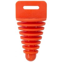 Image of EXHPLUG 4ST API OR - Apico 4 Stroke Exhaust Plug With Lanyard Orange