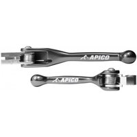 LEFLEXI SET HON2 TI - Apico Set Of Flexi Levers For Honda CR 125/250 2004-2007, CRF 250/450R 2004-2006, CRF 250/450X 2004-2019 Titanium