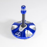 FUELCAP KTM 1 BU - Apico Alloy 1/4 Turn Fuel Cap For KTM SX/SXF 125-450 2007-2012, EXC/EXC-F & Husqvarna TE/FE 125-500 2008-2023 Blue